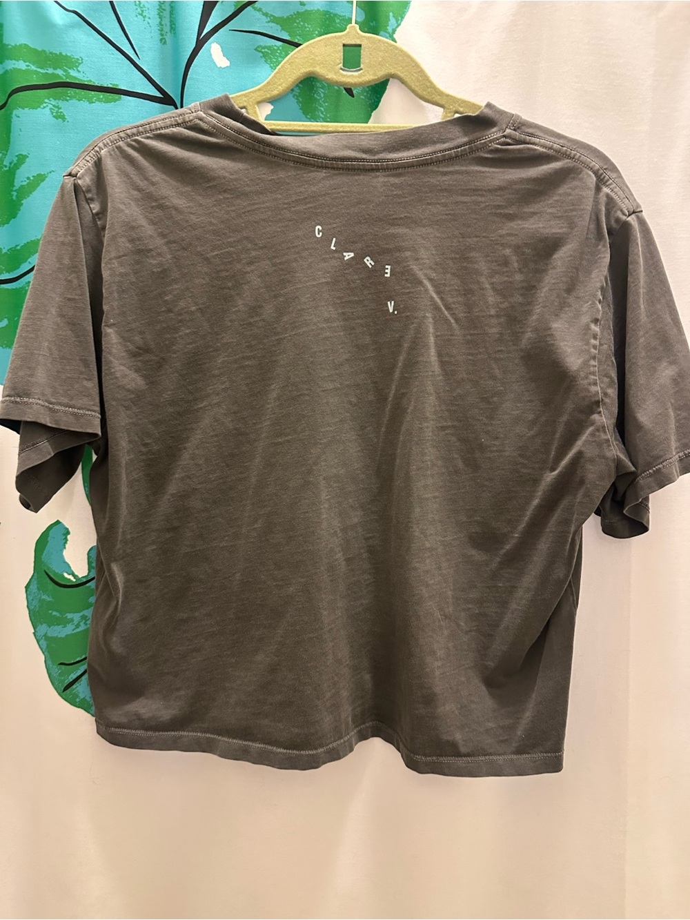 Clare V. OUI Le Carre Tee Size S - Picture 3 of 4